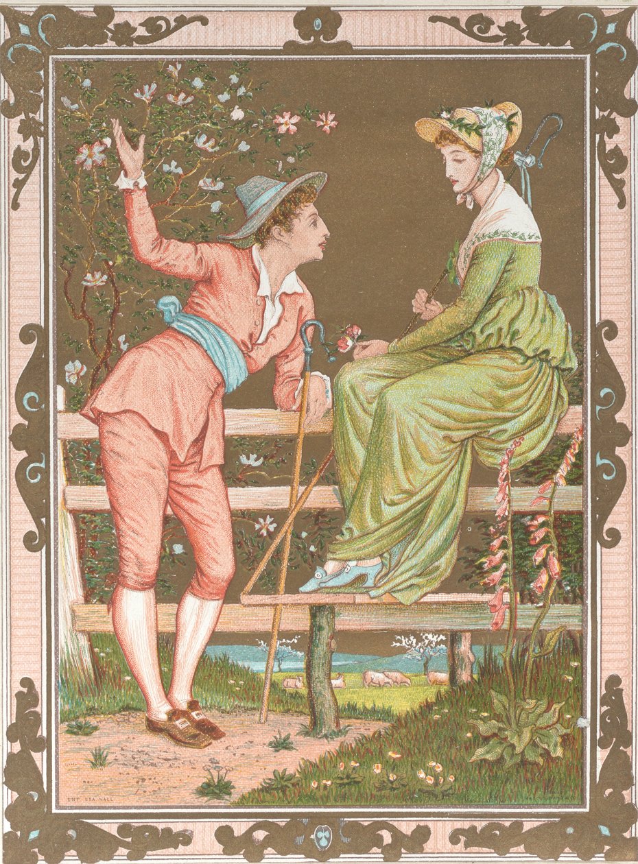 Valentijn, 1876 door Walter Crane