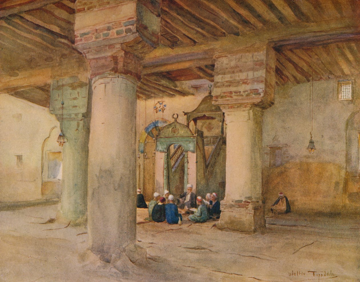 De moskee in Kosseir, c1905, 1912 door Walter Frederick Roofe Tyndale