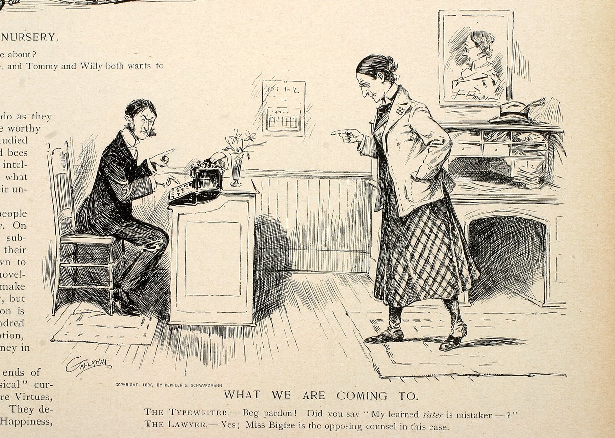 Waar we naartoe gaan, uit Puck, 27 april 1898 door Walter H., Gallaway