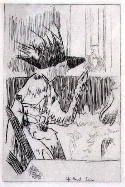 Cafe Royal in Londen door Walter Richard Sickert