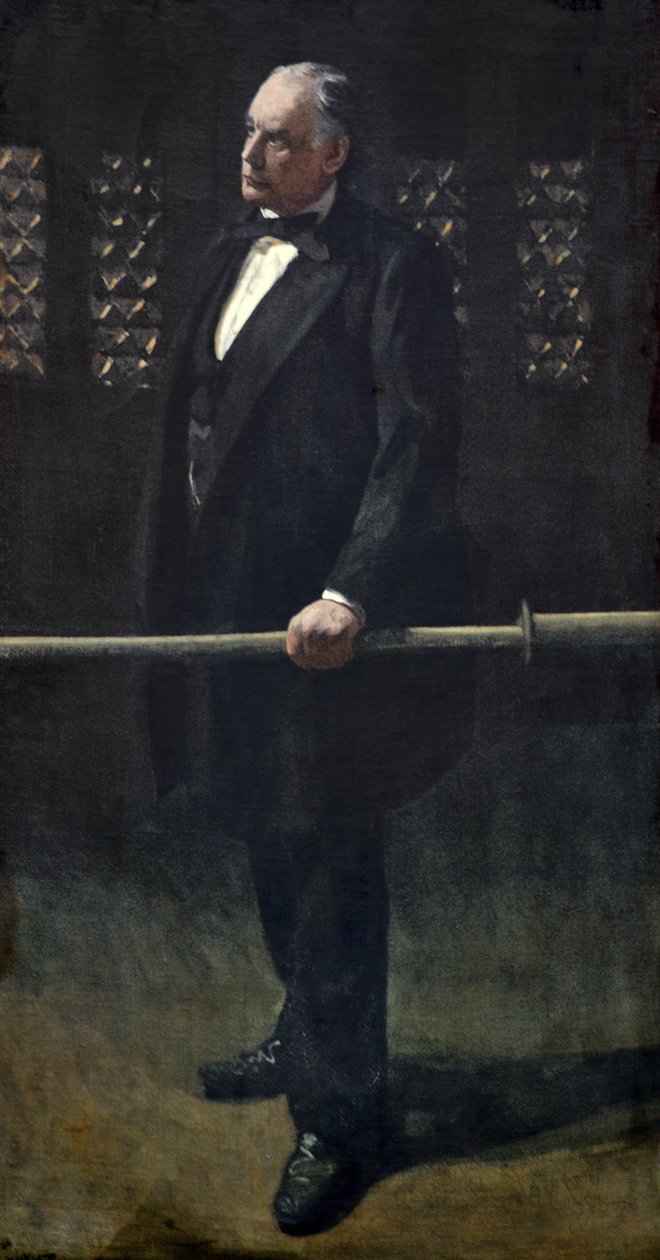 Charles Bradlaugh aan de Bar in het Lagerhuis door Walter Richard Sickert