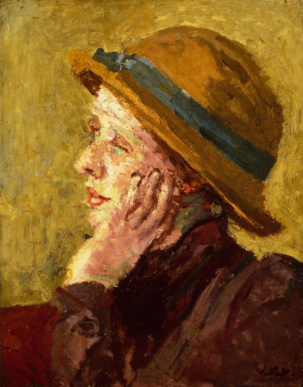 Portret van een dame door Walter Richard Sickert