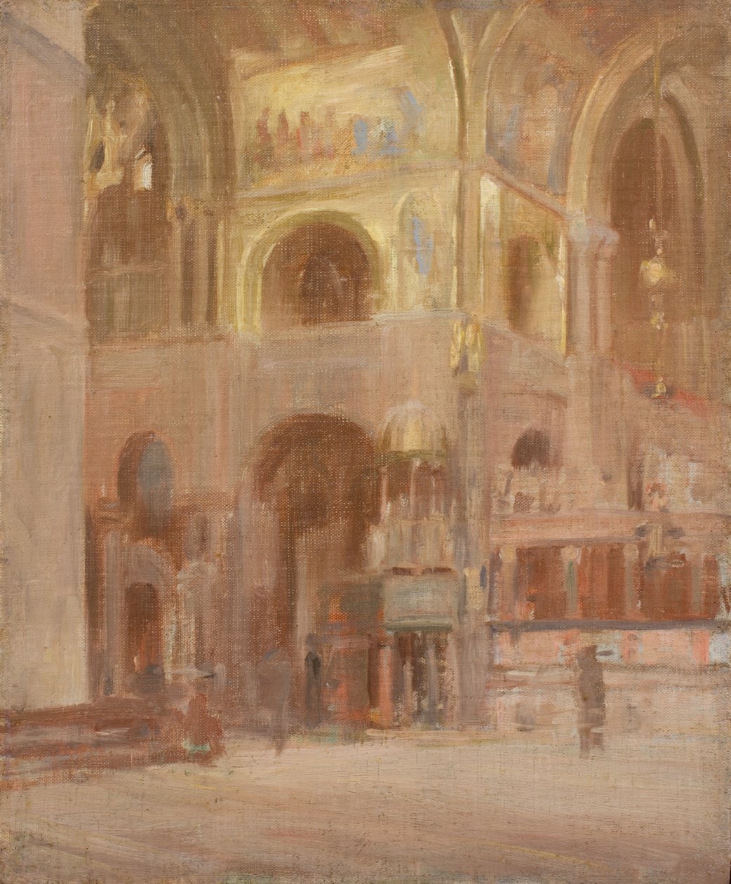 Studie voor het interieur van San Marco, Venetië door Walter Richard Sickert