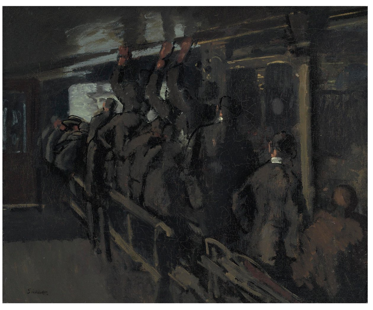 De Galerij bij de Oude Mogul door Walter Richard Sickert