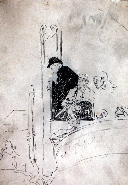 De Galerij van de Oude Bedford, c.1895-1900 door Walter Richard Sickert