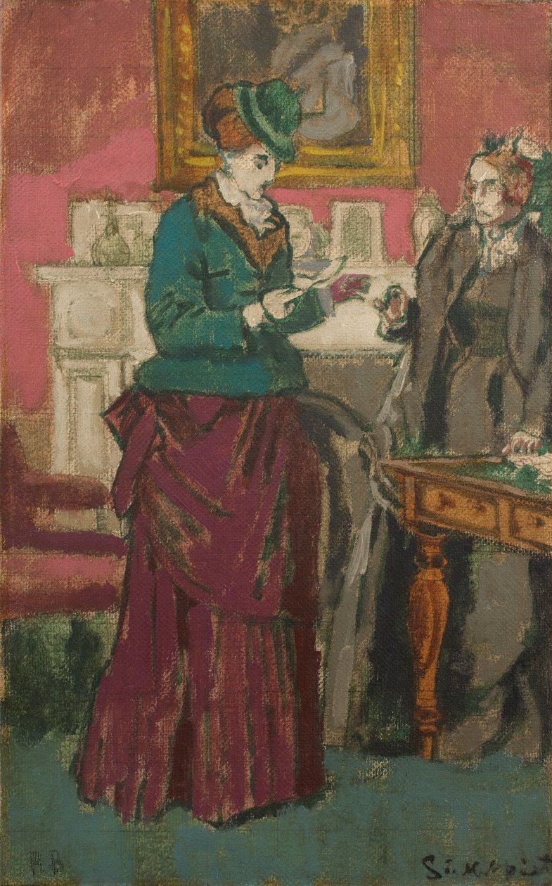 Het voorstel [naar Robert Barnes], ca. 1931-32 (Olieverf op doek) door Walter Richard Sickert
