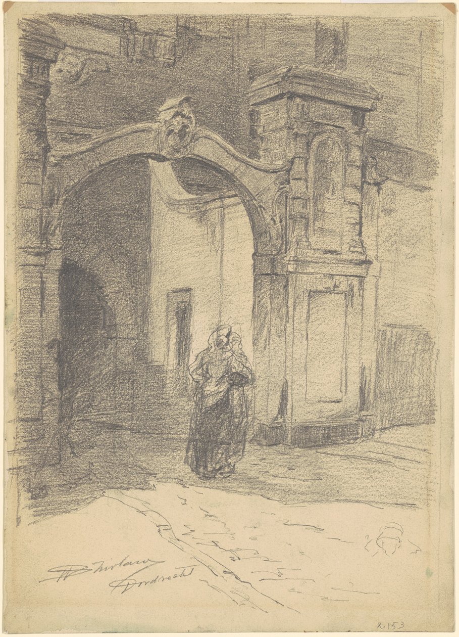 Dordrecht door Walter Shirlaw