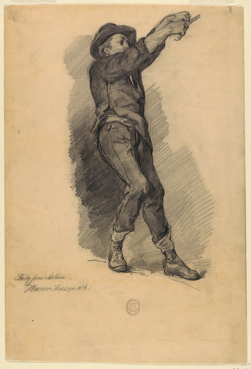Tekening (VS), 1875-80 door Walter Shirlaw