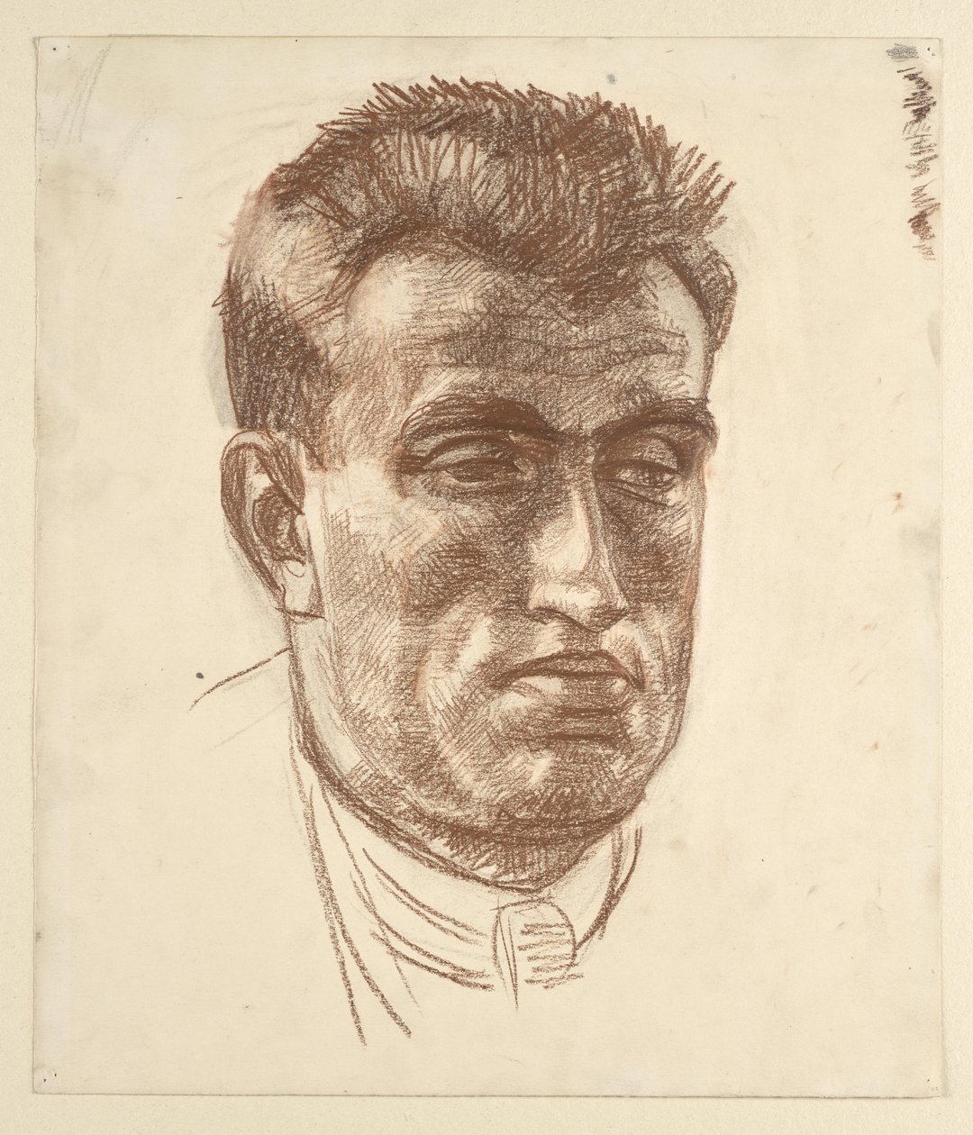 Portret van een heer door Walther Gamerith