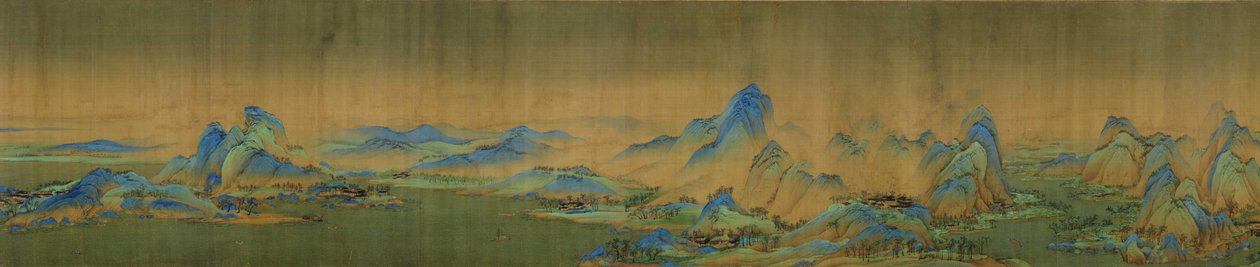 Duizend Li van Rivieren en Bergen door Wang Ximeng