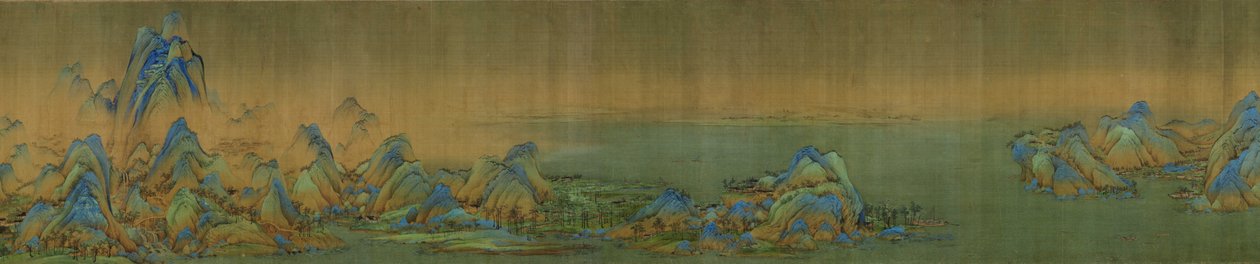 Duizend Li van rivieren en bergen door Wang Ximeng