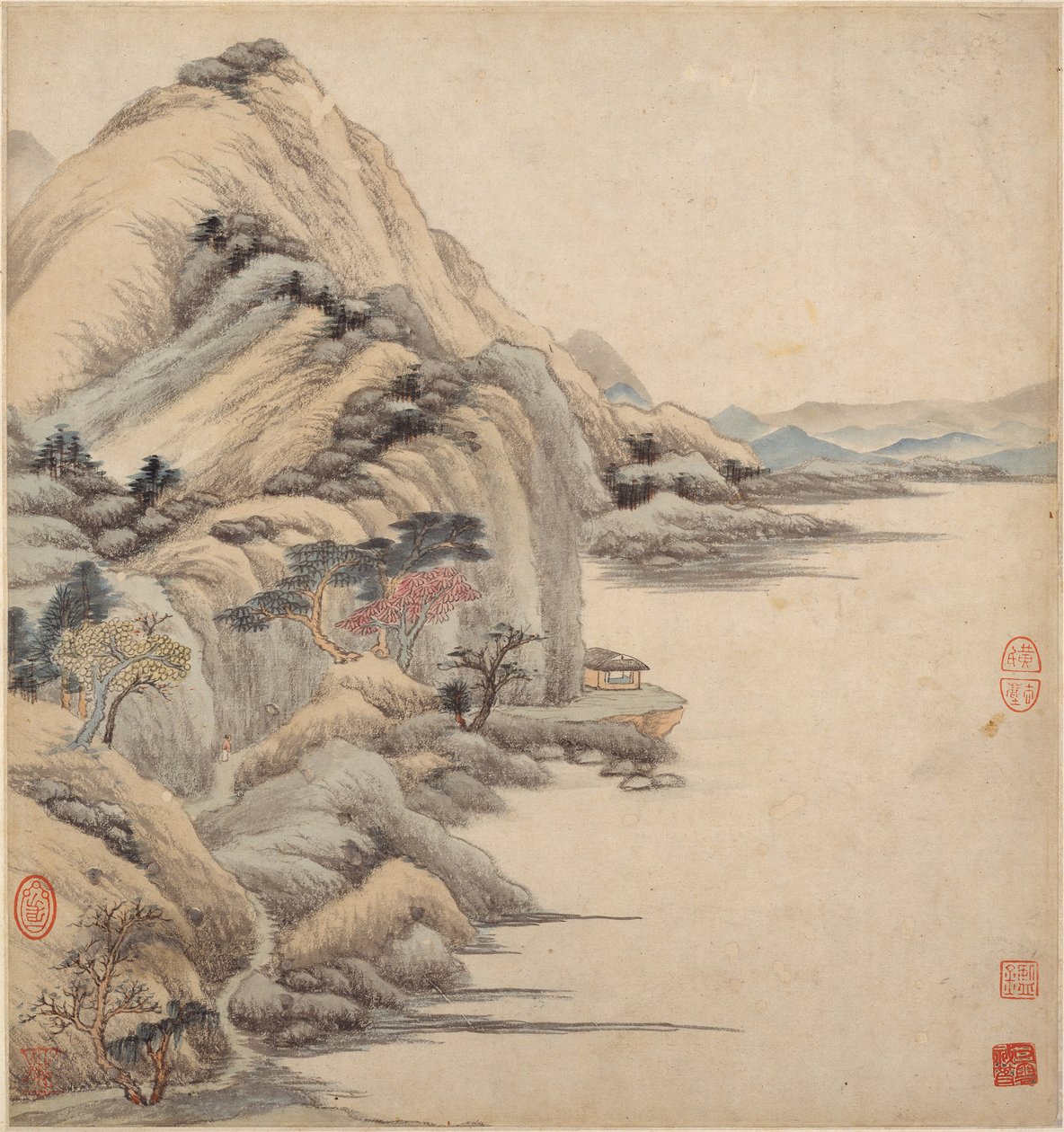 Landschappen in de stijlen van oude meesters door Wang Jian