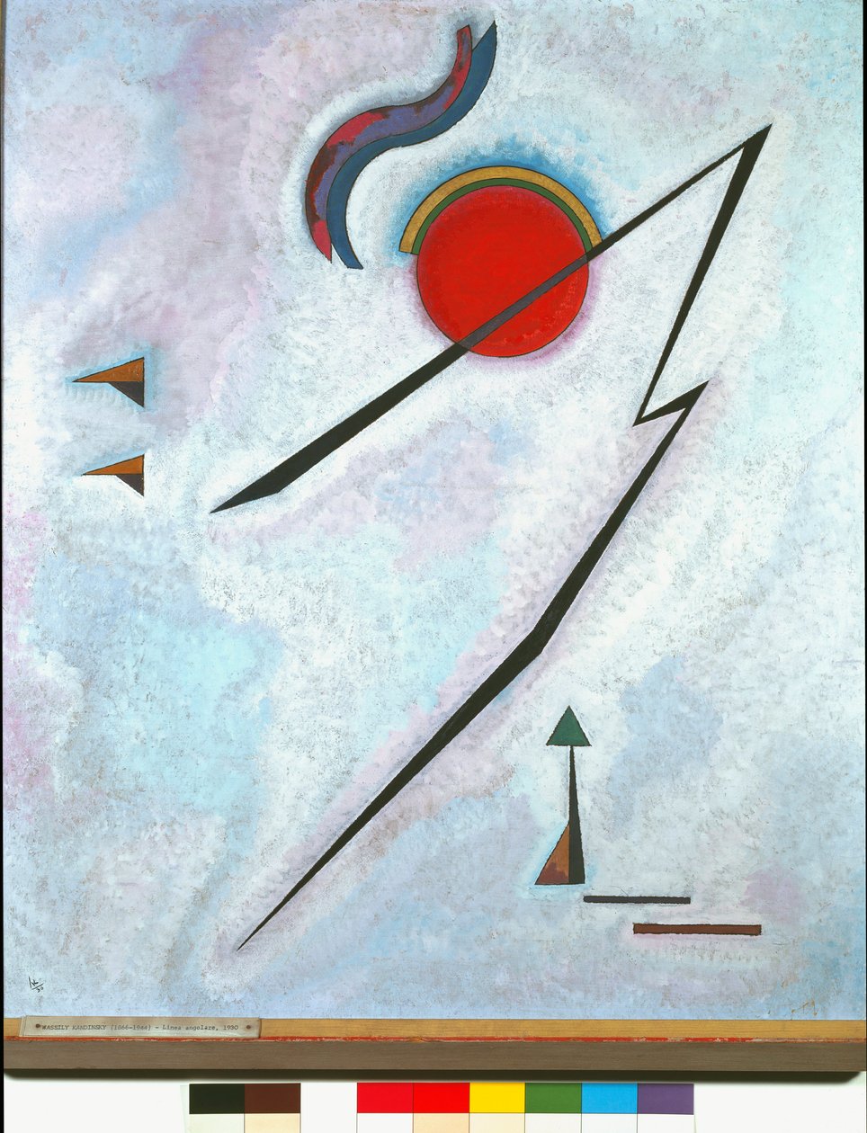 Hoekige lijn, 1930 door Wassily Kandinsky