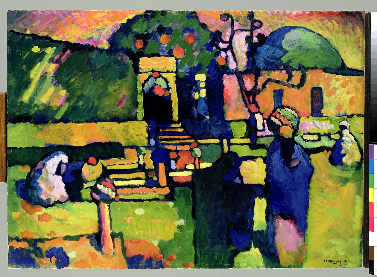 Arabische Begraafplaats door Wassily Kandinsky