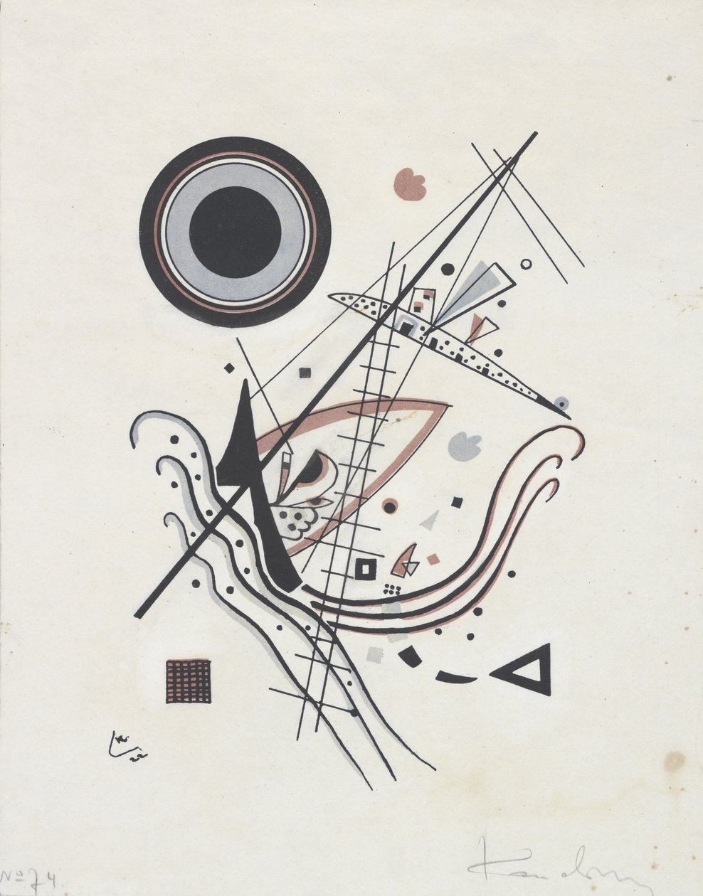 Blauw door Wassily Kandinsky