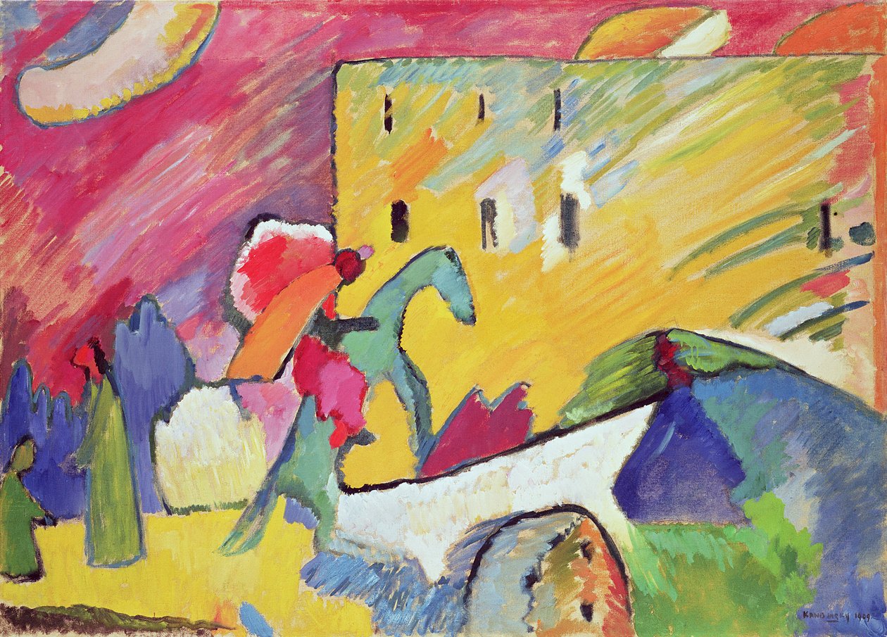 Improvisatie III, 1909 door Wassily Kandinsky
