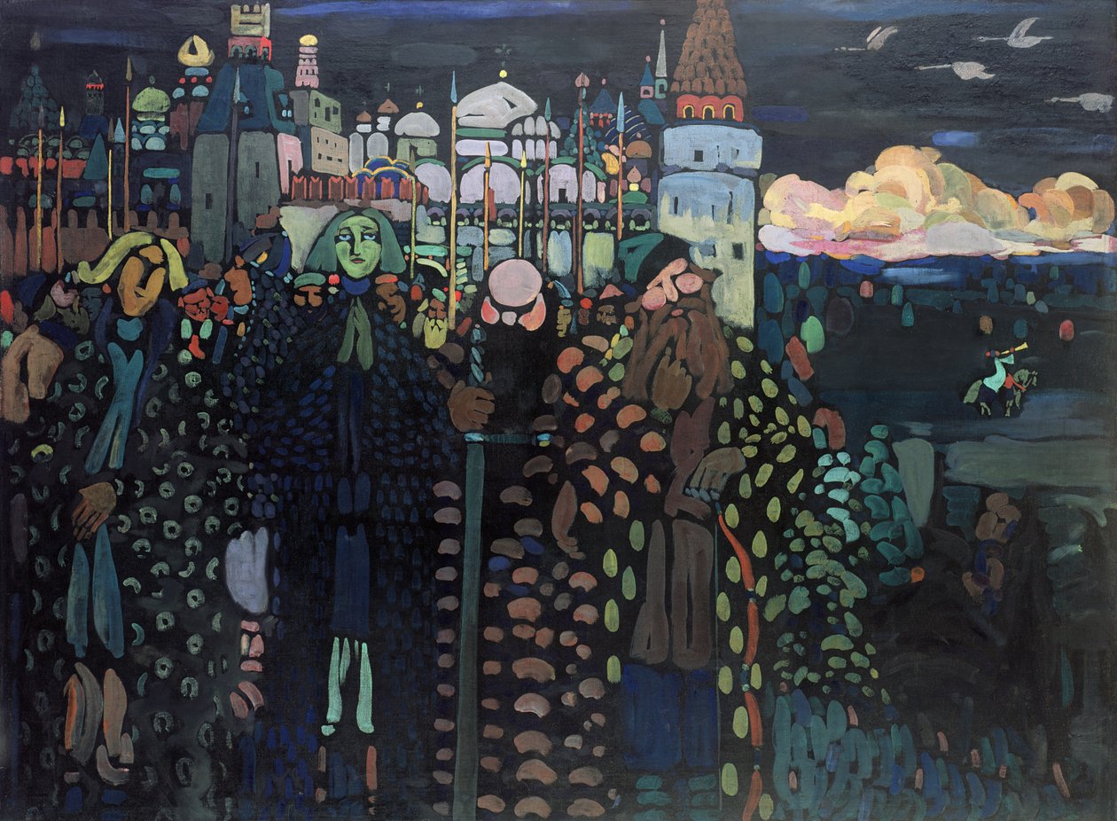 Ochtend, 1909 door Wassily Kandinsky