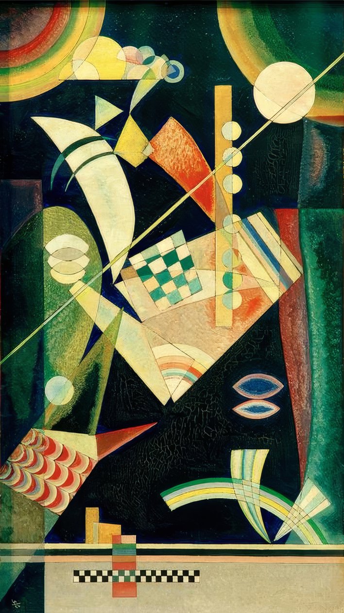 Scherpe hardheid door Wassily Kandinsky
