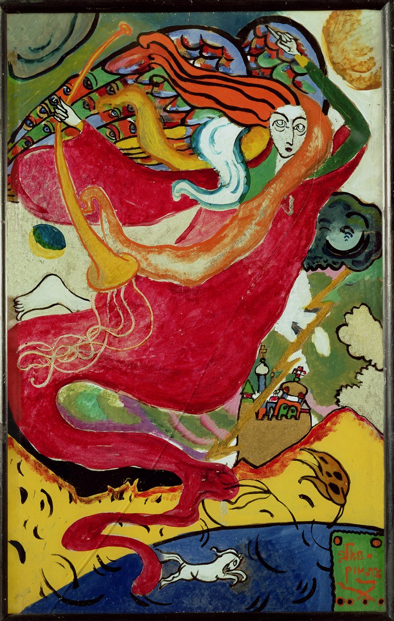 Sint Gabriël, 1911 door Wassily Kandinsky