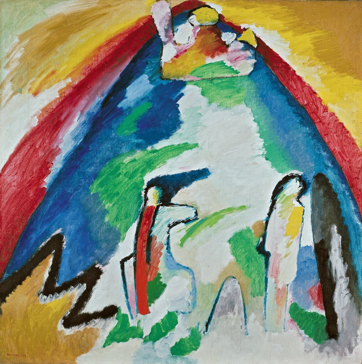 Berg door Wassily Kandinsky