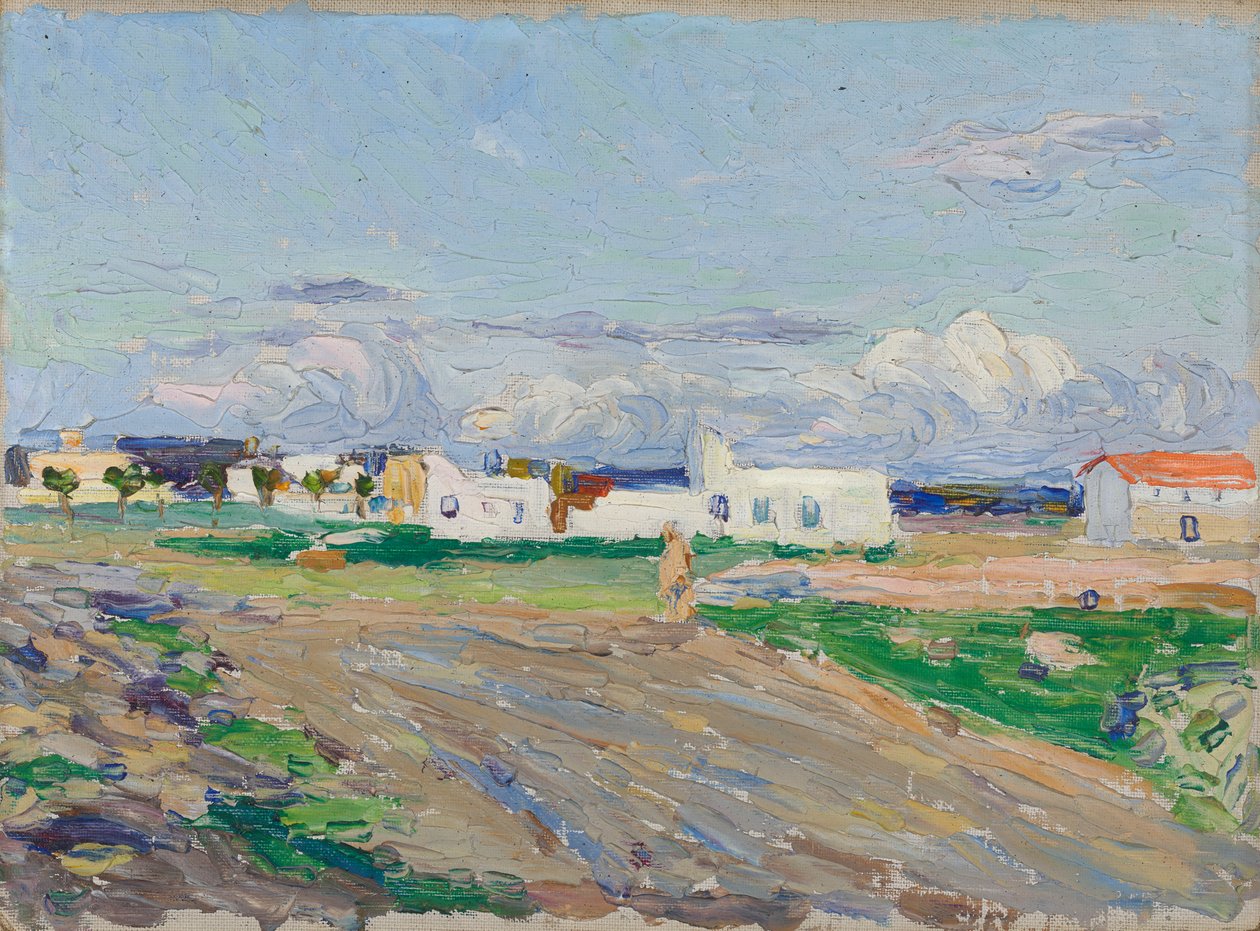 Uitzicht vanuit Hotel St. Georges, Tunis door Wassily Kandinsky