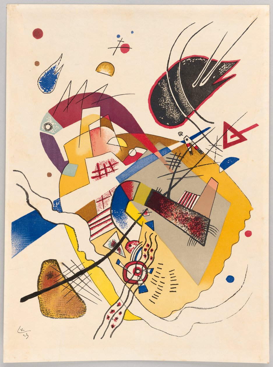 Gute Laune door Wassily Kandinsky