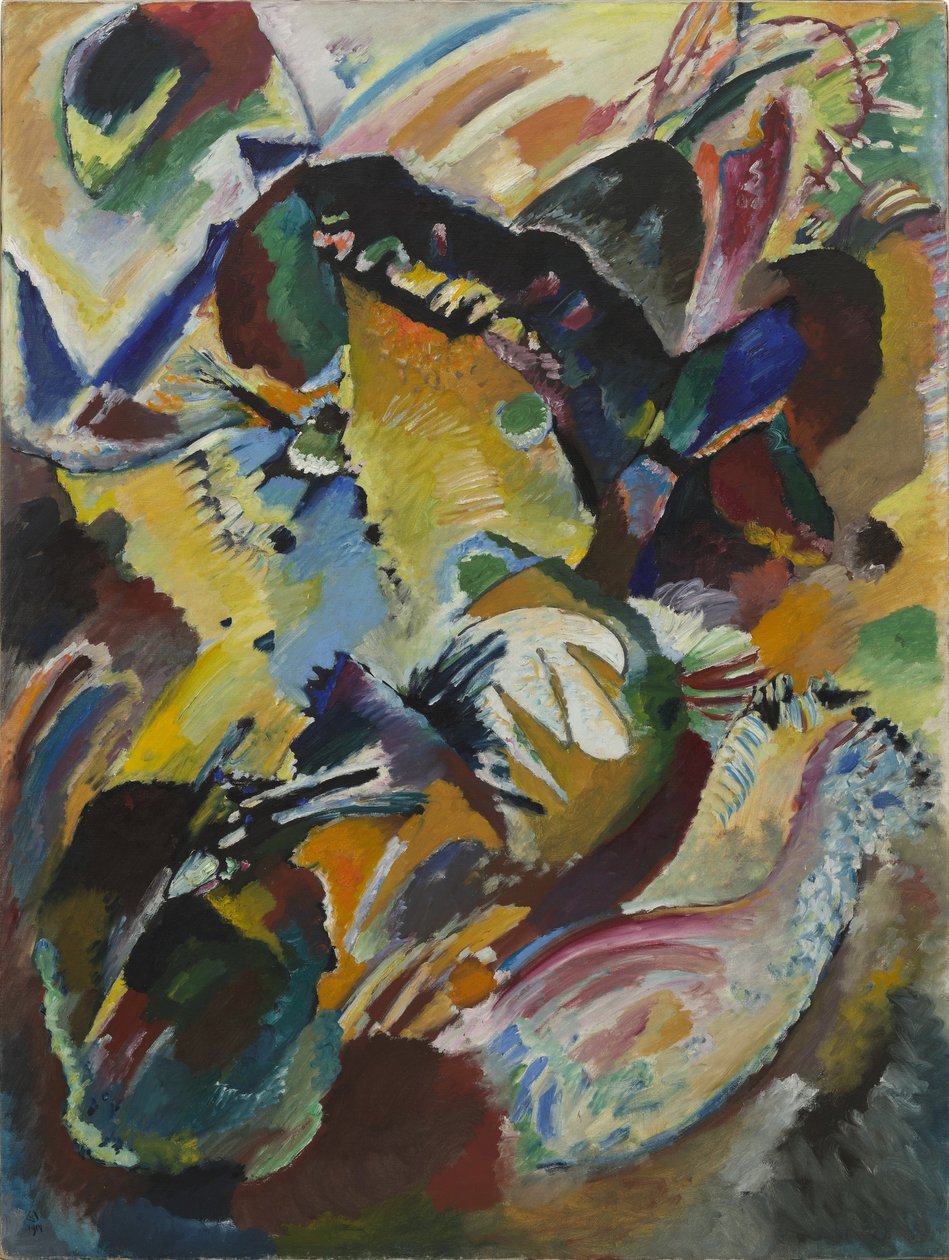 Kandinsky - Paneel voor Edwin R. Campbell nr. 2, 1914 door Wassily Kandinsky