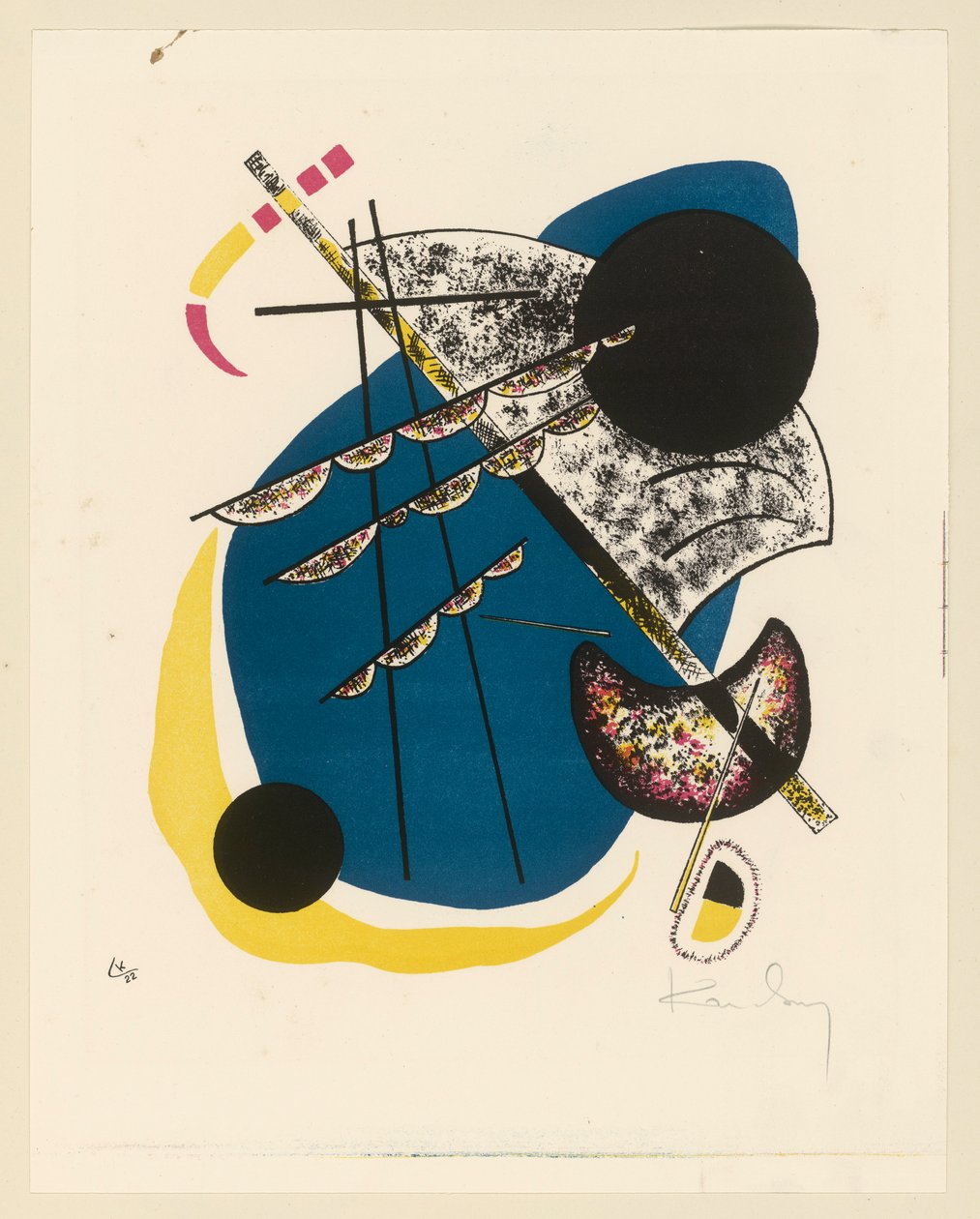 Kleine Welten II door Wassily Kandinsky