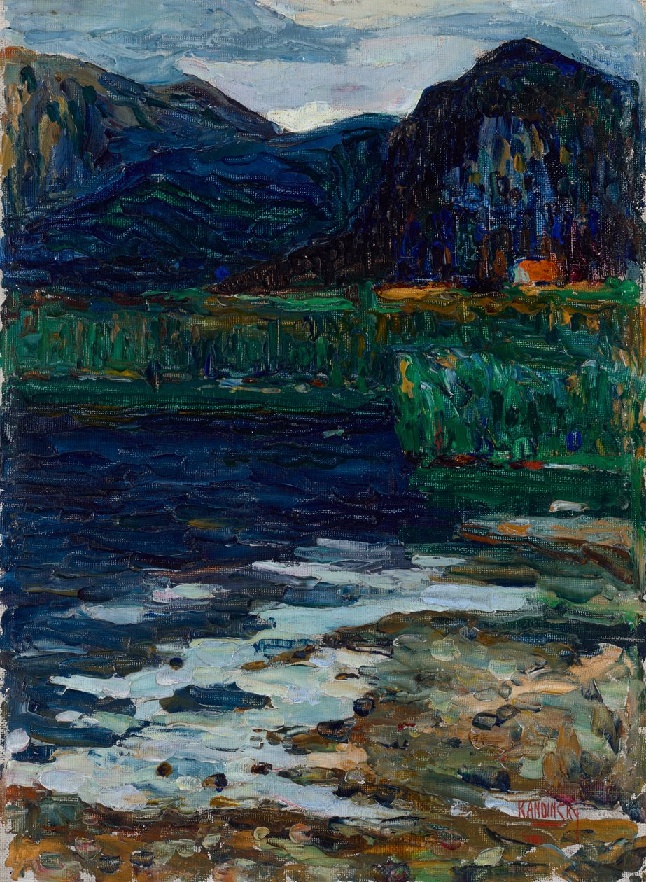 Kochel – Schlehdorf door Wassily Kandinsky