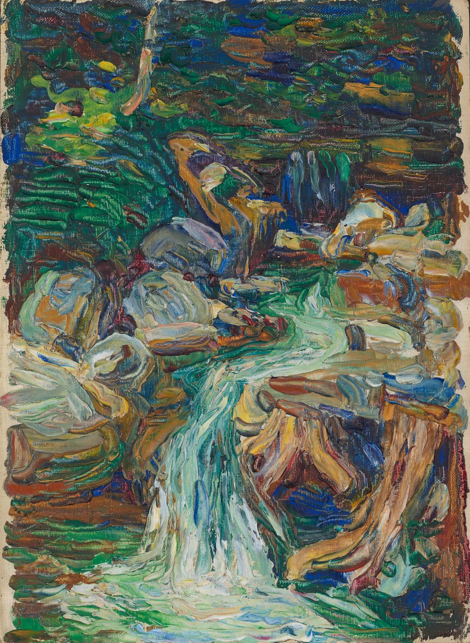 Kochel – Waterval II door Wassily Kandinsky