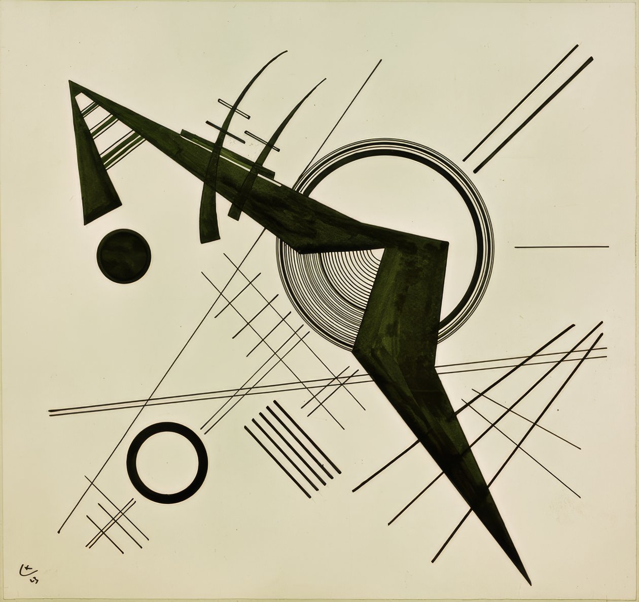 Compositie door Wassily Kandinsky