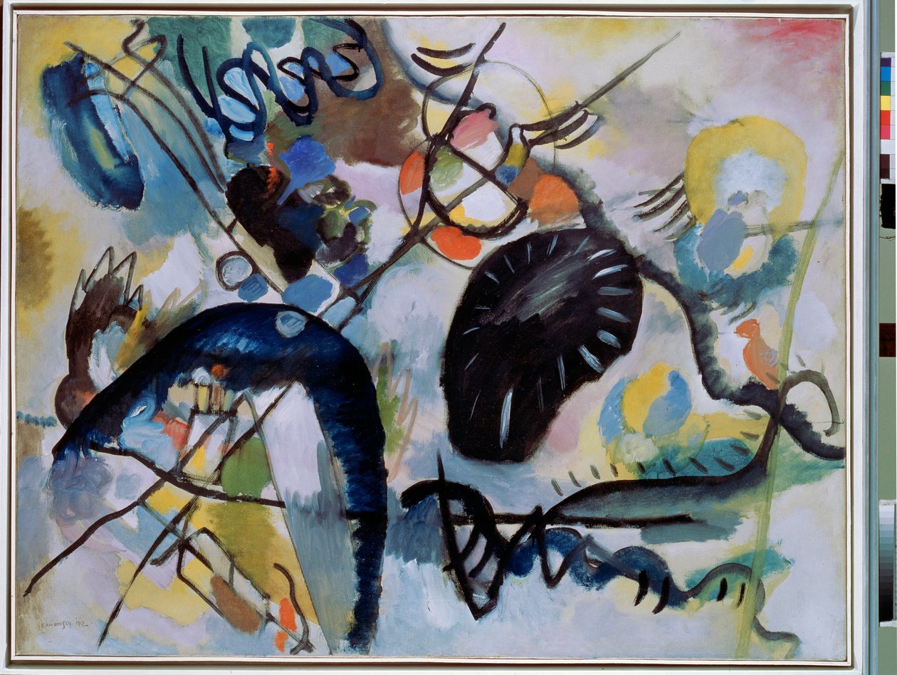 De zwarte vlek door Wassily Kandinsky