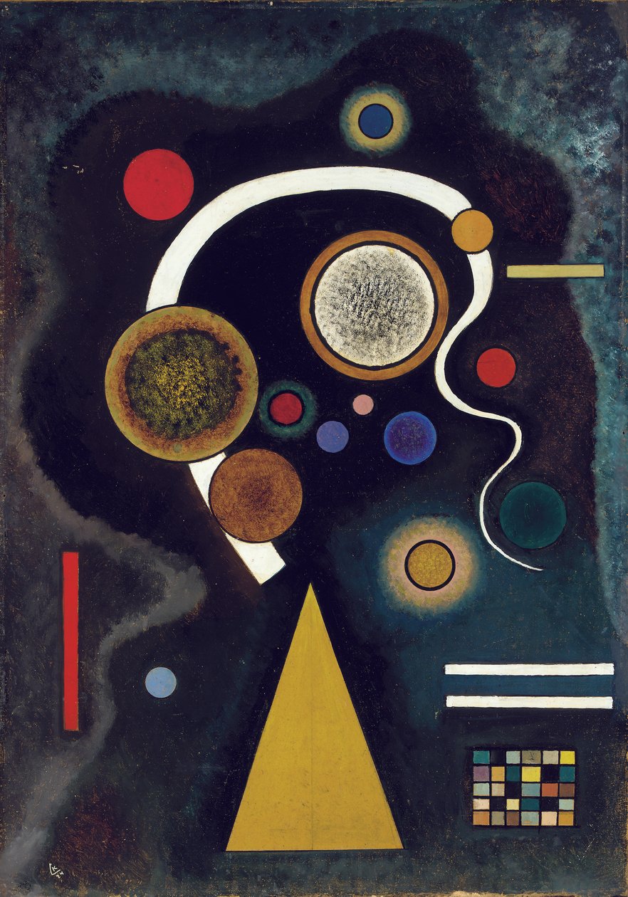Launischer Strich door Wassily Kandinsky