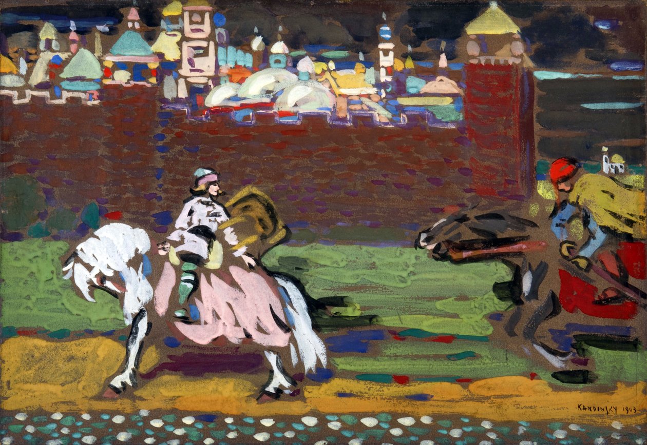 De Kruisvaarders door Wassily Kandinsky