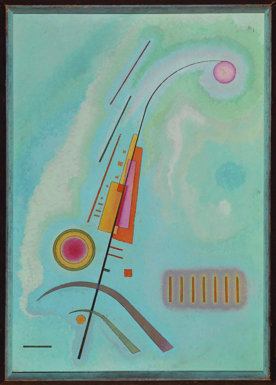 Lichtgewicht (schilderij op canvas) door Wassily Kandinsky