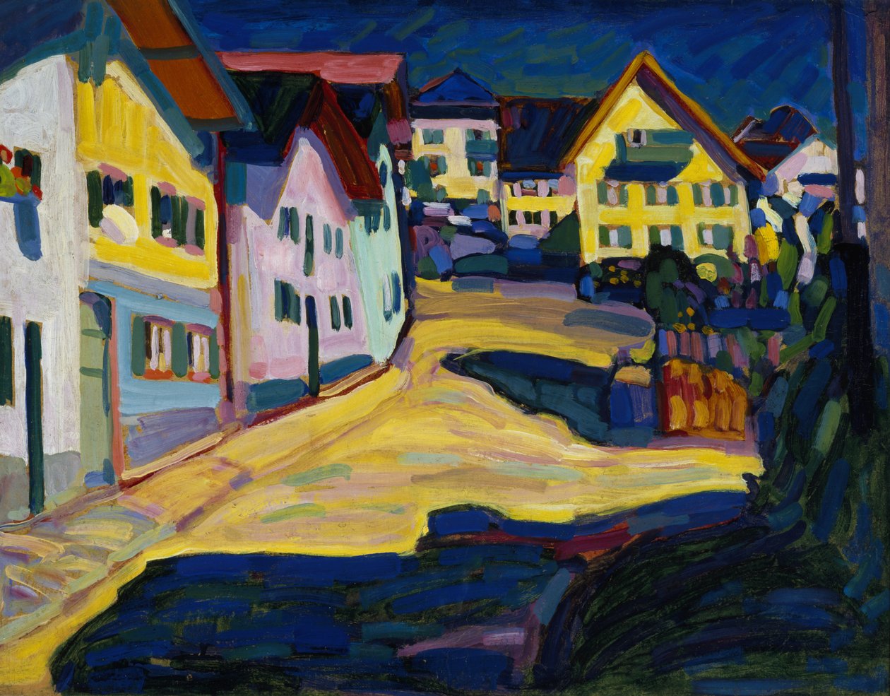 Murnau, Burggrabenstrasse 1 door Wassily Kandinsky