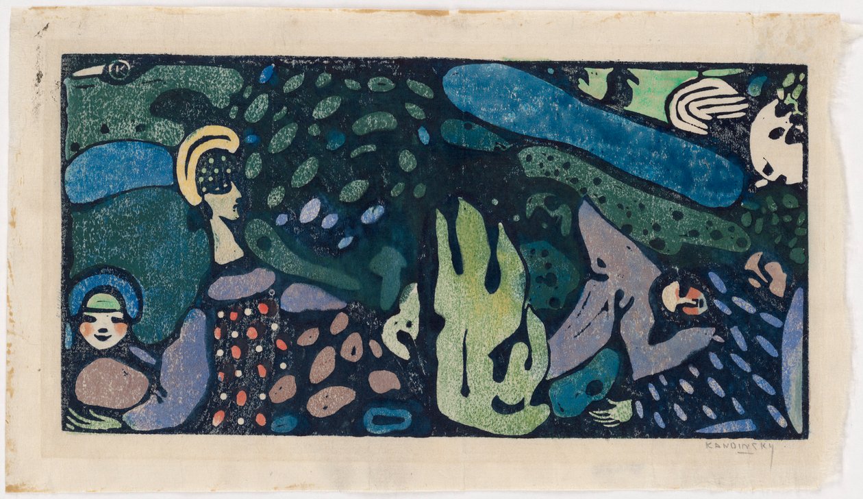 Zonder titel door Wassily Kandinsky