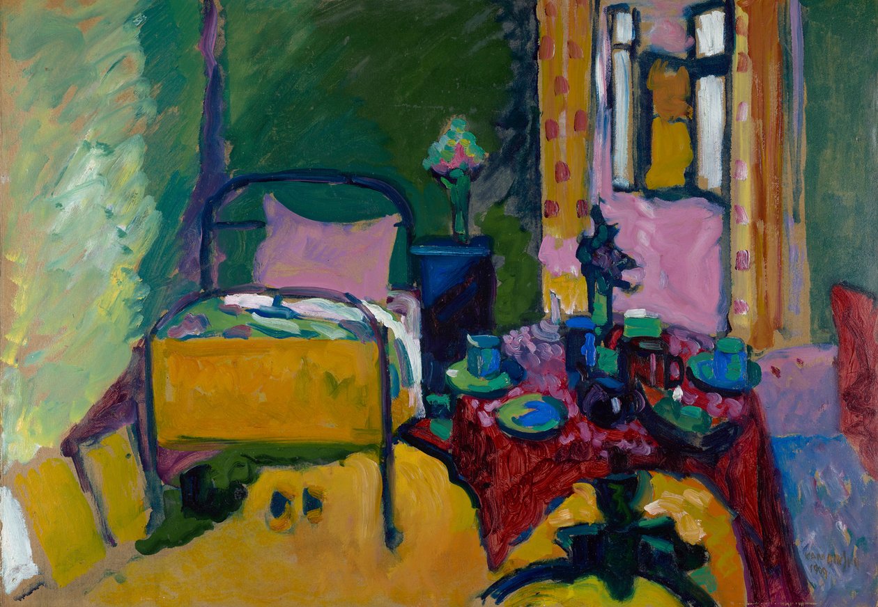 Slaapkamer door Wassily Kandinsky