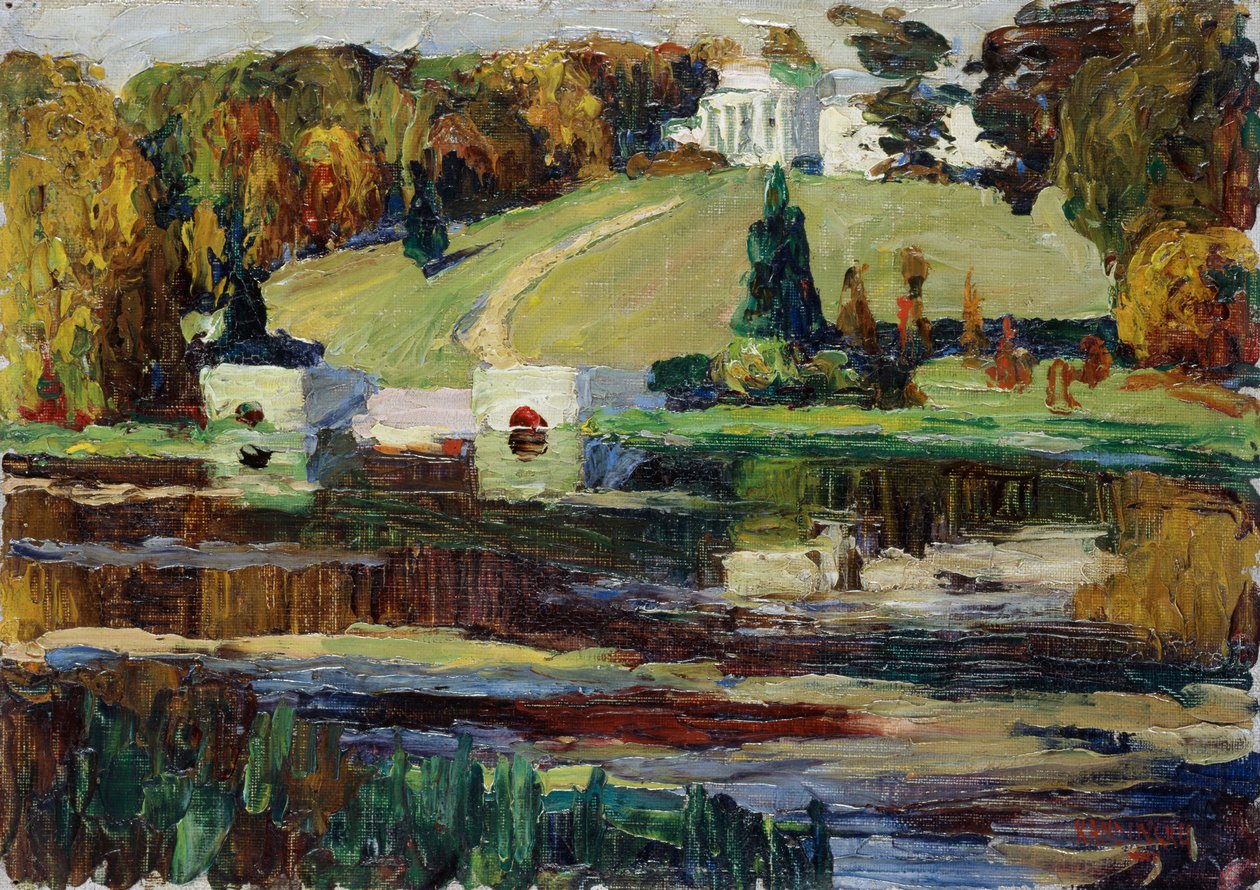 Schets voor Achtyrka - Herfst door Wassily Kandinsky