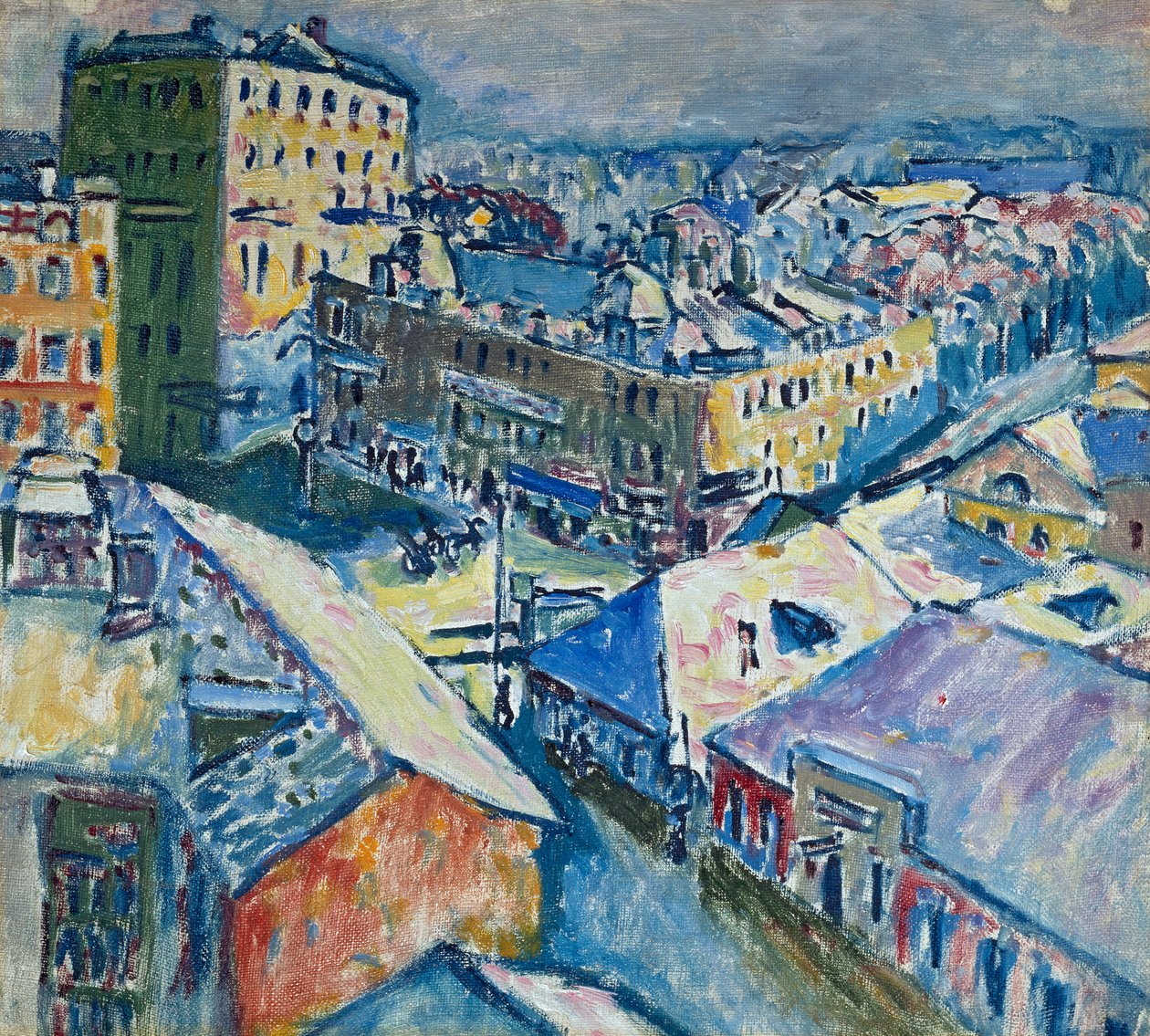 Zubovskyplein door Wassily Kandinsky