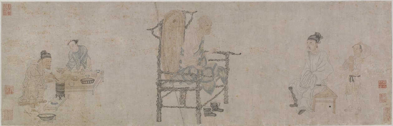Xiao Yi verkrijgt het Lanting-manuscript door bedrog door Wen Zhengming