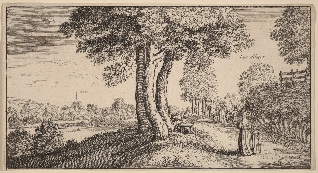Albury door Wenceslaus Hollar