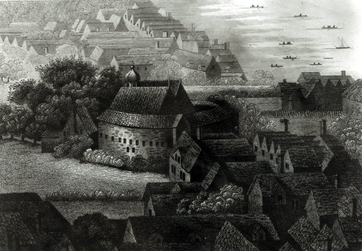 Bear Garden, 1647 door Wenceslaus Hollar