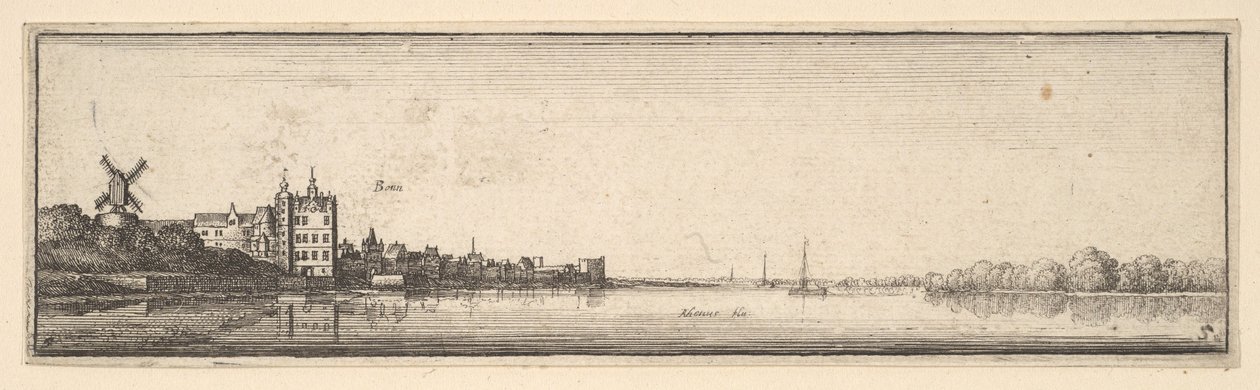 Bonn door Wenceslaus Hollar