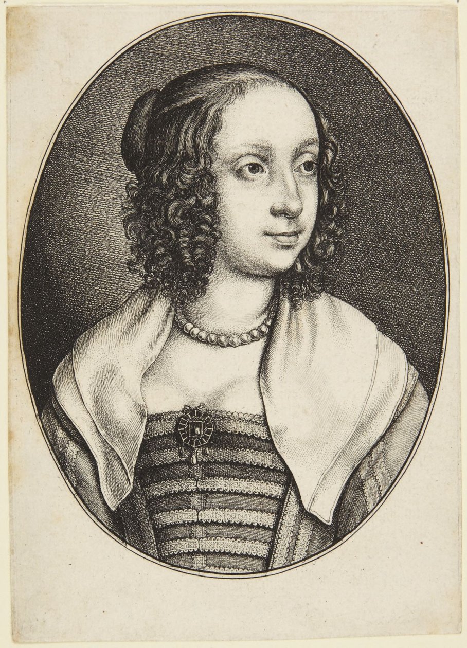 Catherine Howard door Wenceslaus Hollar