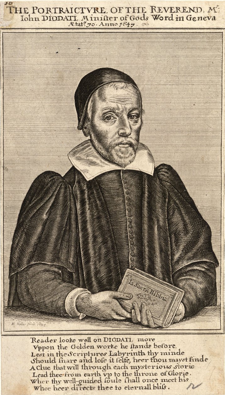 Diodati door Wenceslaus Hollar