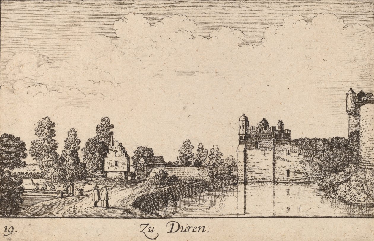 Duren door Wenceslaus Hollar