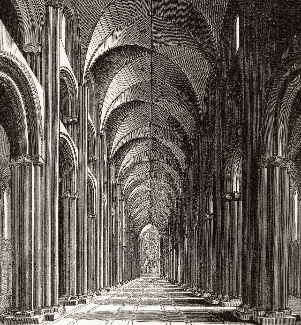 Interieur van het Schip van St. Paul