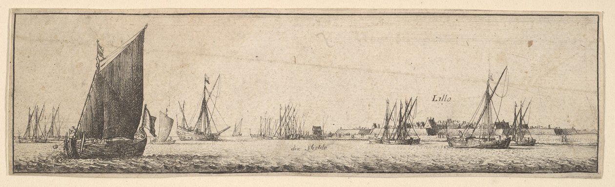 Lillo, 1642-44 door Wenceslaus Hollar