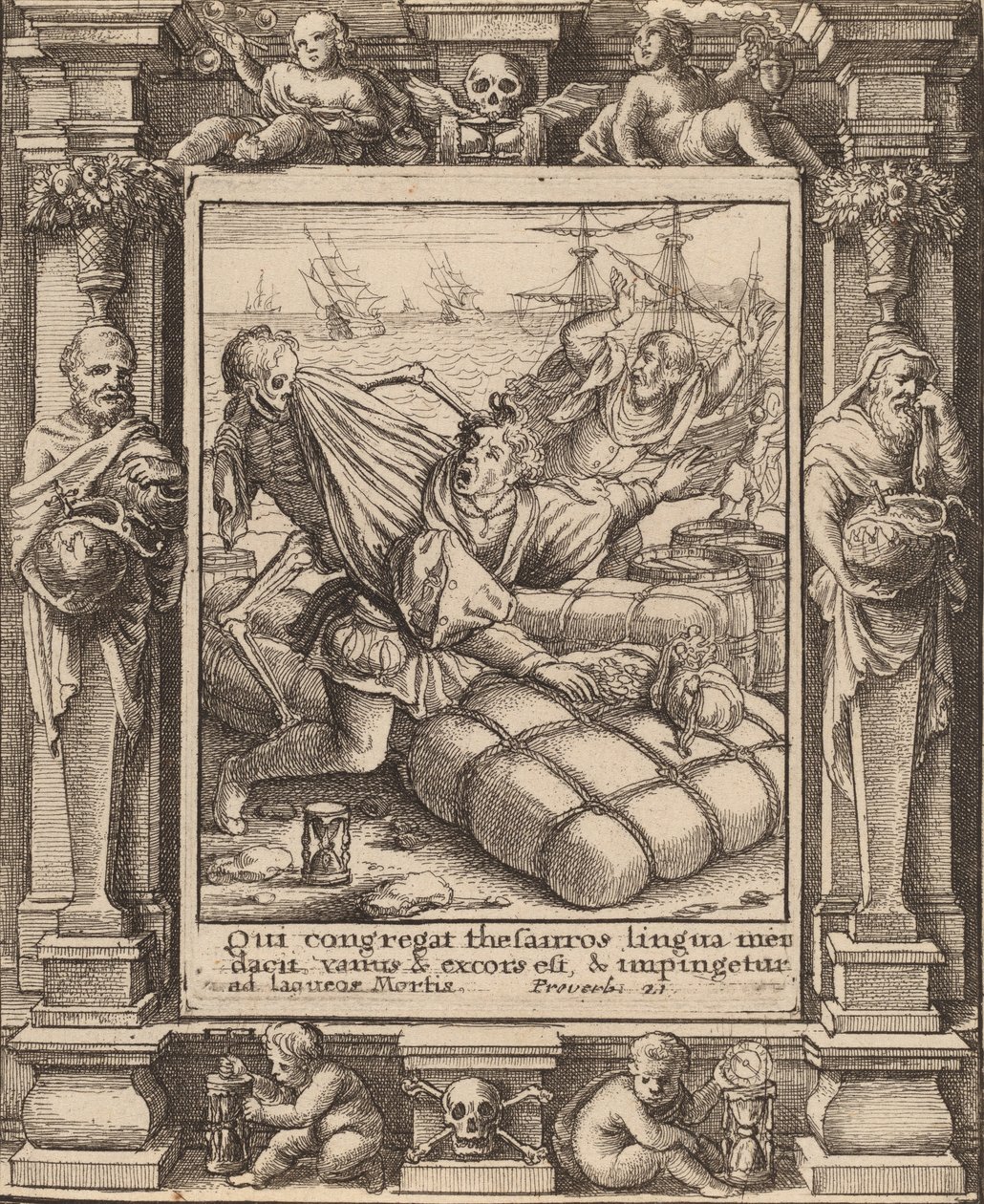 Koopman door Wenceslaus Hollar